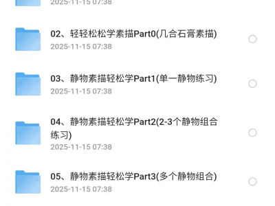 零基础也能画！《轻松素描入门课：从线条到作品的成就感之旅》